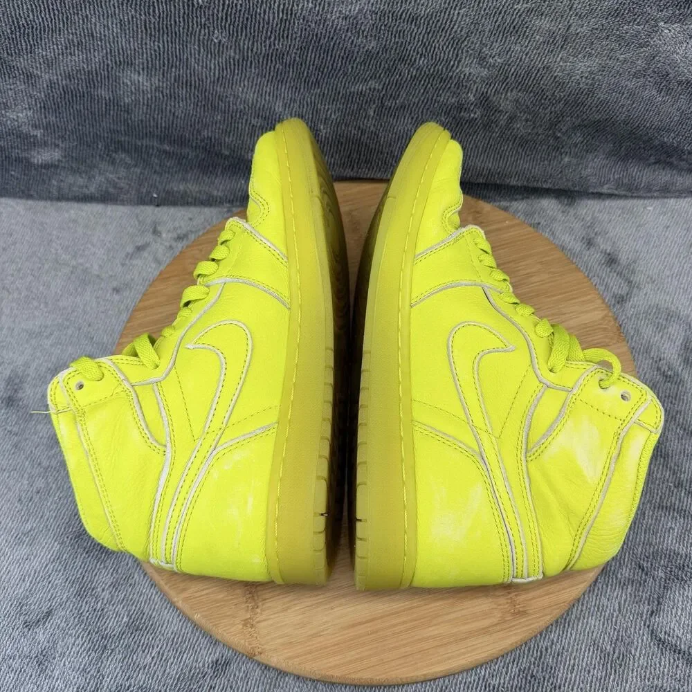 Jordan 1 Retro High OG Gatorade Shoes Mens Size 8 Yellow Sneakers AJ5997-345